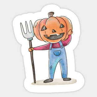 Halloween Pumpkin Sticker